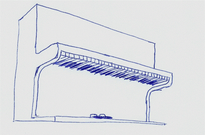 Inverse piano
